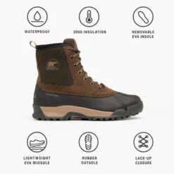 Doposci Sorel Buxton Lite Boot Wp Brown