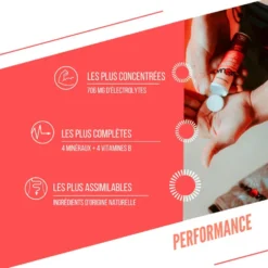 Elettroliti Baouw Pastilles Electrolytes (x10) 50 g. Pêche Passion