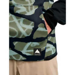 Felpa Burton Crown Weatherproof Fleece Graffiti Camo True Black
