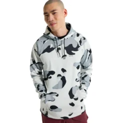 Felpa Burton Crown Weatherproof Fleece Stout White Cookie Camo