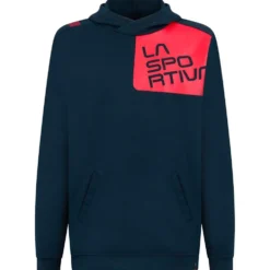 Felpa da arrampicata La Sportiva Stride Hoody Navy Blue Tango Red