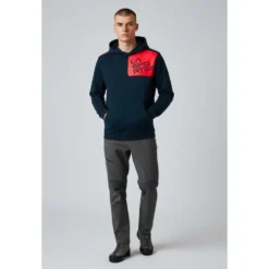 Felpa da arrampicata La Sportiva Stride Hoody Navy Blue Tango Red