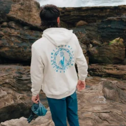 Felpa da arrampicata Millet Cimaï Collab Sweat M Foggy Dew