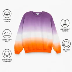 Felpa French Disorder Cameron Dip Dye Goyave