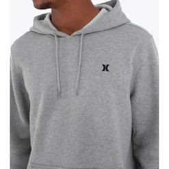 Felpa Hurley Icon Pull Over Dark Heather Grey