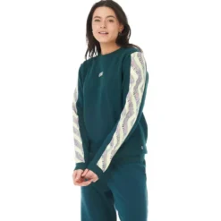 Felpa Picture Blayr Printed Crew Deep Water Birdiplum