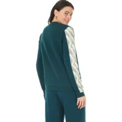 Felpa Picture Blayr Printed Crew Deep Water Birdiplum