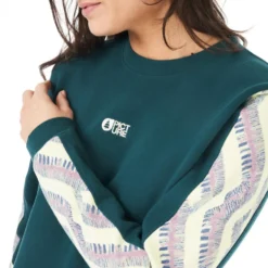 Felpa Picture Blayr Printed Crew Deep Water Birdiplum