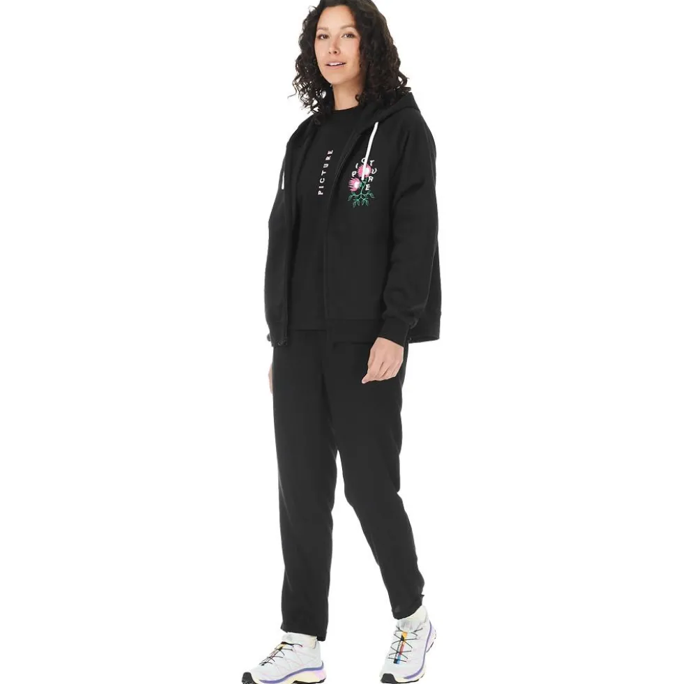 Felpa Picture Caryna Zip Black