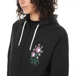Felpa Picture Caryna Zip Black