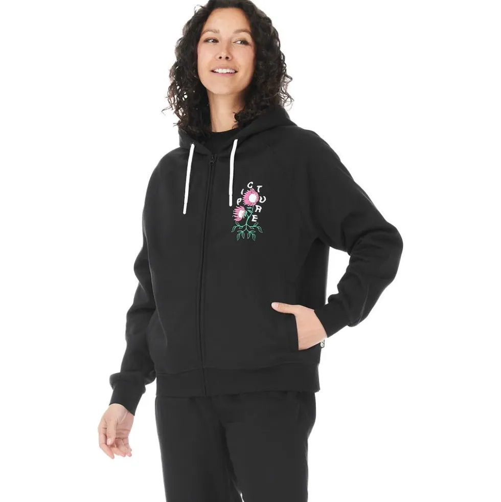 Felpa Picture Caryna Zip Black