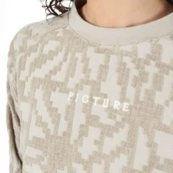 Felpa Picture Clady Crew Pure Cashemere Embossed