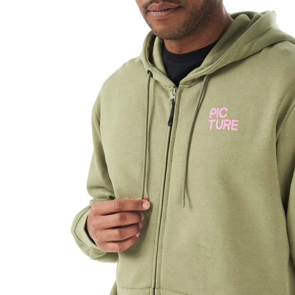 Felpa Picture Endako Zip Aloe