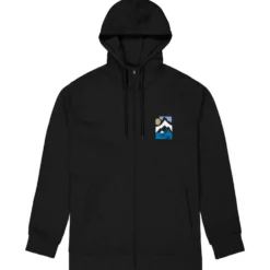 Felpa Picture Kenoma Zip Black