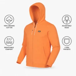 Felpa Picture Nihi Zip Hoodie Dusty Orange