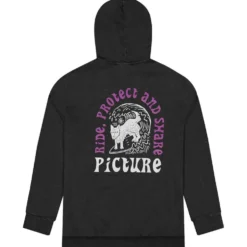 Felpa Picture Picturide Hoodie Black Washed