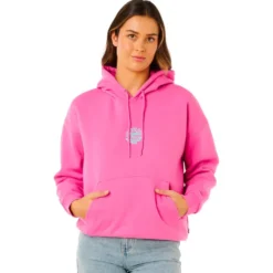 Felpa Rip Curl Icons Of Surf Heritage Hood Super Pink