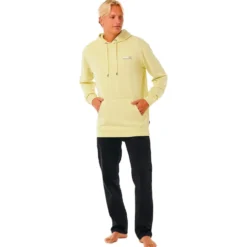 Felpa Rip Curl Surf Revival Hood Vintage Yellow