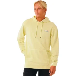 Felpa Rip Curl Surf Revival Hood Vintage Yellow