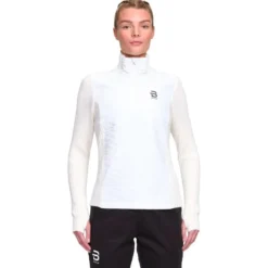 Felpa Sportswear Bjorn Daehlie Half Zip Comfy 2.0 Wmn Snow White