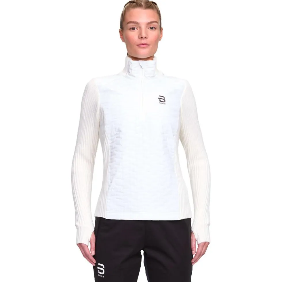 Felpa Sportswear Bjorn Daehlie Half Zip Comfy 2.0 Wmn Snow White