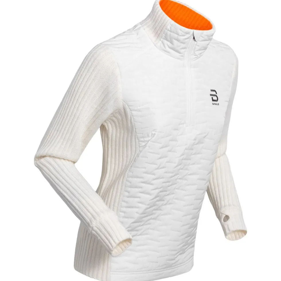 Felpa Sportswear Bjorn Daehlie Half Zip Comfy 2.0 Wmn Snow White