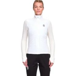 Felpa Sportswear Bjorn Daehlie Full Zip Comfy Wmn Snow White