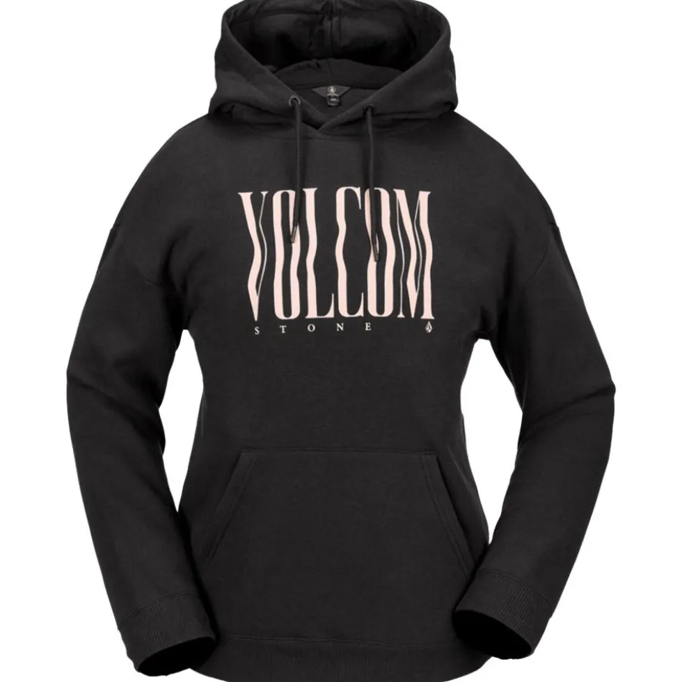 Felpa Volcom Essential Hoodie Women Black