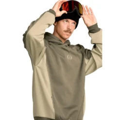 Felpa Volcom Vital Hydro Pull Over Military