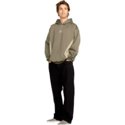 Felpa Volcom Vital Hydro Pull Over Military