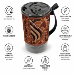 Fornelli Jetboil Flash 1L Duck Camo