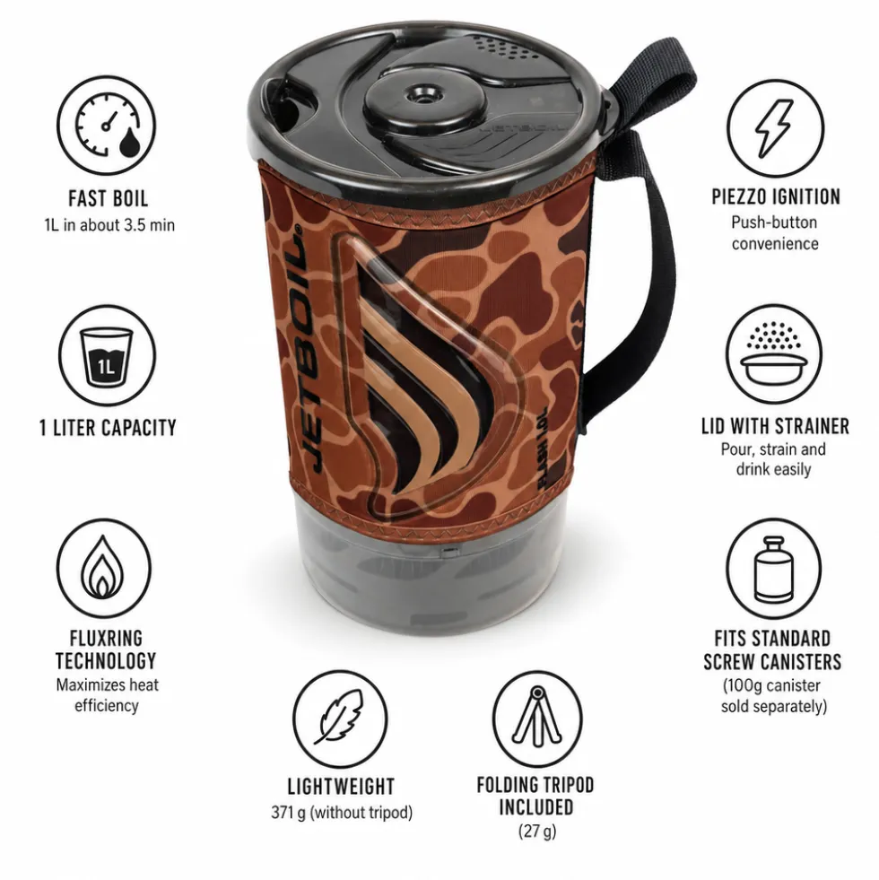 Fornelli Jetboil Flash 1L Duck Camo