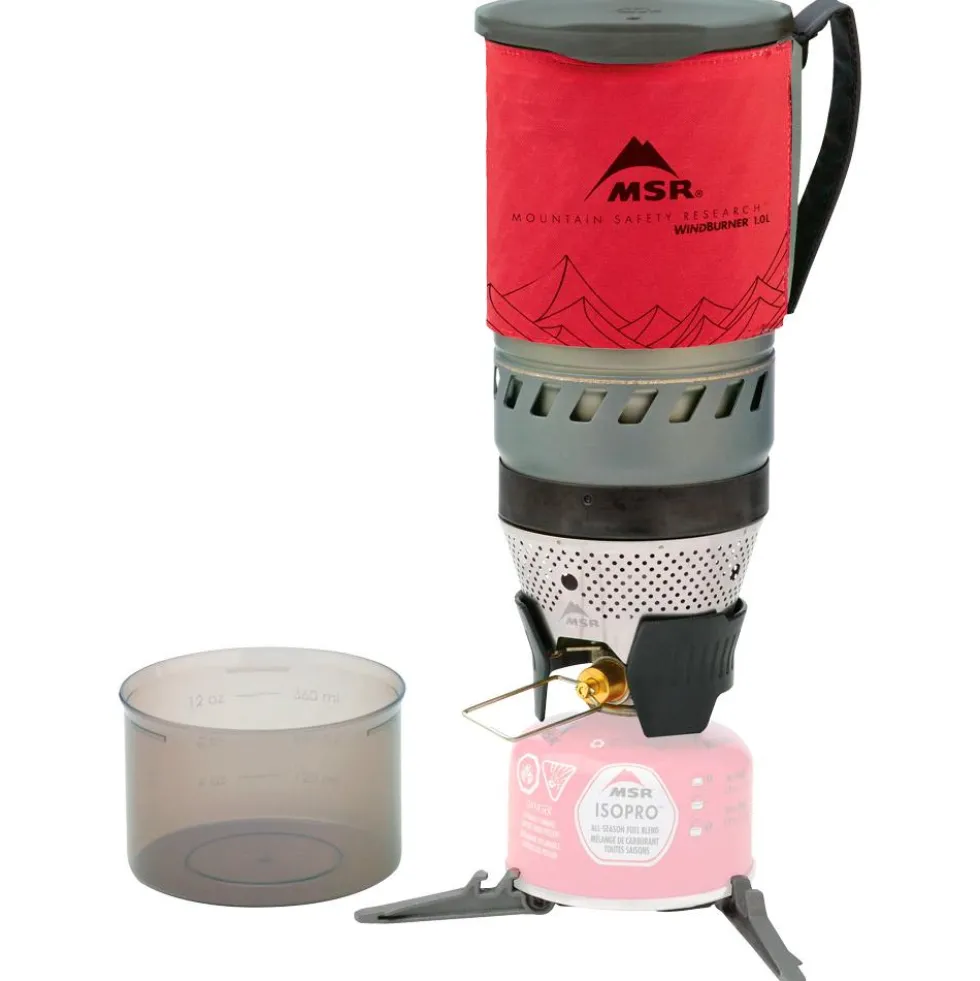 Fornelli MSR WindBurner 1.0L Personal Stove System Red