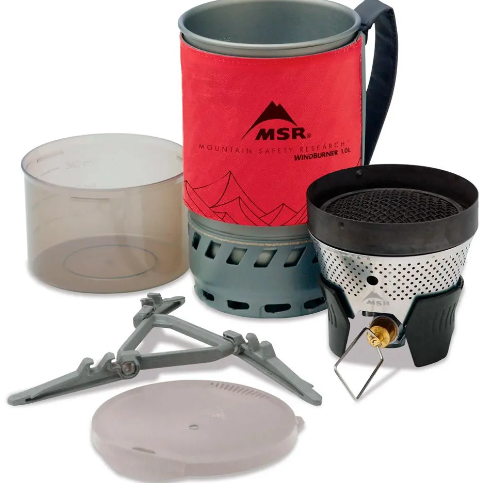 Fornelli MSR WindBurner 1.0L Personal Stove System Red