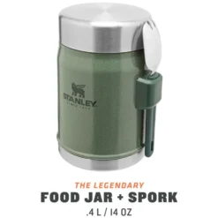 Gavette Stanley The Legendary Food Jar + Spork 0.4L Hammertone Green