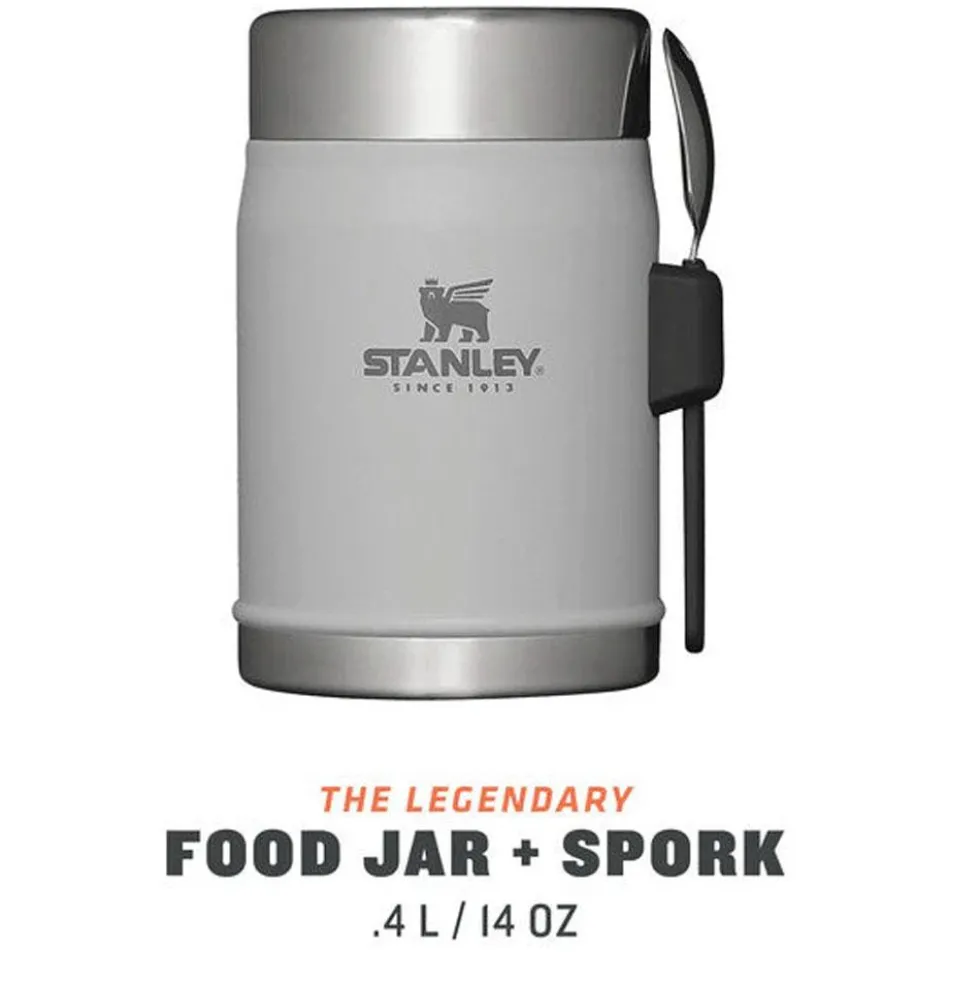 Gavette Stanley The Legendary Food Jar + Spork 0.4L Ash