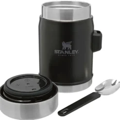 Gavette Stanley The Legendary Food Jar + Spork 0.4L Matte Black Pebble