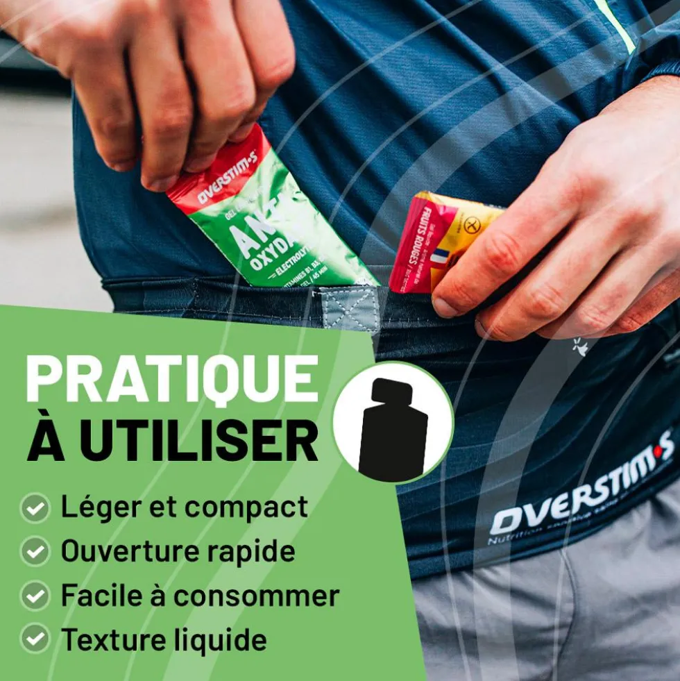 Gel energetici Overstims Antioxydant 34 g. Fruits Rouges