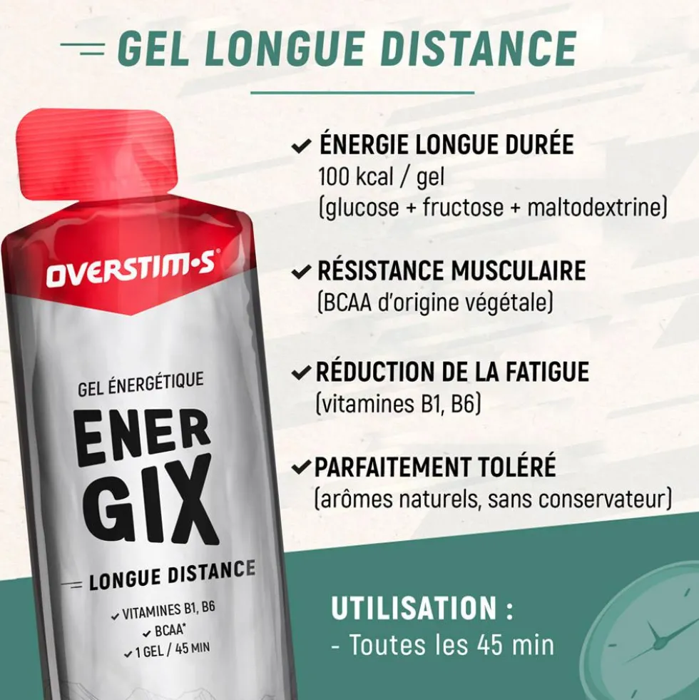 Gel energetici Overstims Energix 34 g. Caramel Beurre Salé