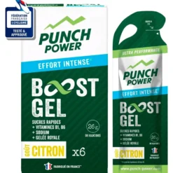 Gel energetici Punch Power Gel Boost Effort Intense 40 g Citron