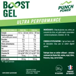 Gel energetici Punch Power Gel Boost Effort Intense 40 g Citron