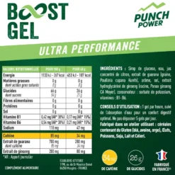 Gel energetici Punch Power Gel Boost Coup De Fouet 40 g Caféine Cola