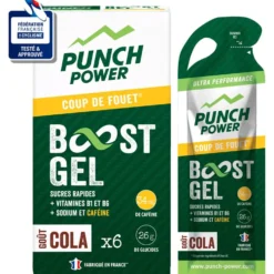 Gel energetici Punch Power Gel Boost Coup De Fouet 40 g Caféine Cola