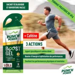 Gel energetici Punch Power Gel Boost Coup De Fouet 40 g Caféine Cola