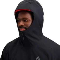 Giacca da alpinismo Black Diamond Strataline Stretch Shell Black