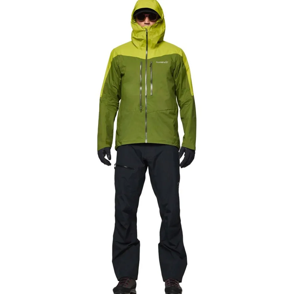 Giacca da alpinismo Norrona Falketind Dri1 Jacket M Pesto Golden Lime