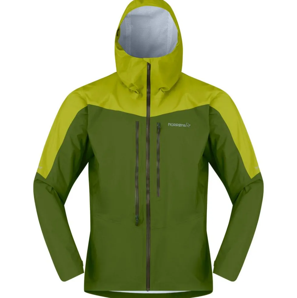 Giacca da alpinismo Norrona Falketind Dri1 Jacket M Pesto Golden Lime