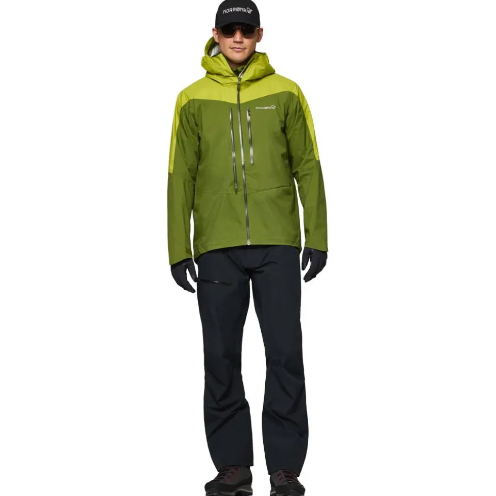 Giacca da alpinismo Norrona Falketind Dri1 Jacket M Pesto Golden Lime