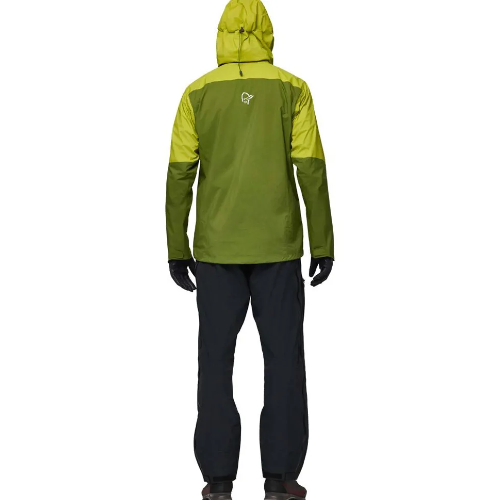 Giacca da alpinismo Norrona Falketind Dri1 Jacket M Pesto Golden Lime