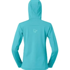 Giacca da alpinismo Norrona Falketind Warm 2 Stretch Hood Brittany Blue